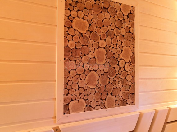 Панно из можжевельника