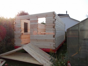 Фото №41: баня из бруса 101