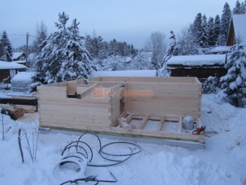 Фото №5: баня из бруса 106