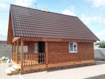 Фото №3: баня из бруса 110