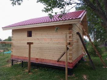 Фото №4: баня из бруса 126