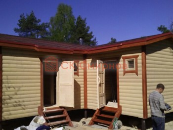 Фото №1: каркасная баня 21