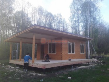 Фото №39: дом из бруса 69